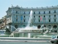 Rome famously portrayed in Fellini's La Dolce Vita,and takes a spin round the Fountain of the Naiads in the Piazza della Repubblica