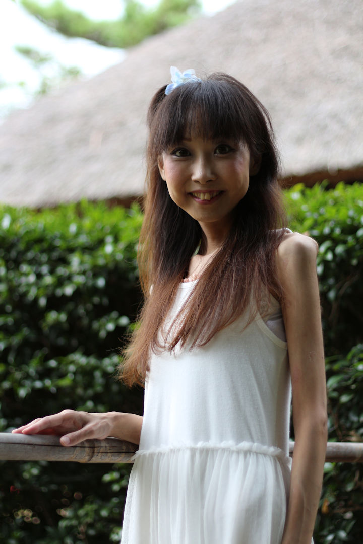 演歌アイドル、あいりりん・千原愛理さん。2013年(平成25年)9月、千葉県習志野市「藤崎森林公園」にて撮影。