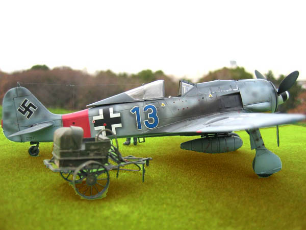 1/48 TAMIYA Fw190A-8 & Walter Dahl-2